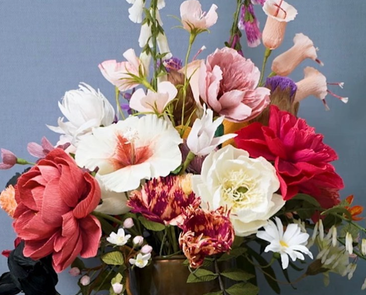 blomster crepepapir kursus fof favrskov