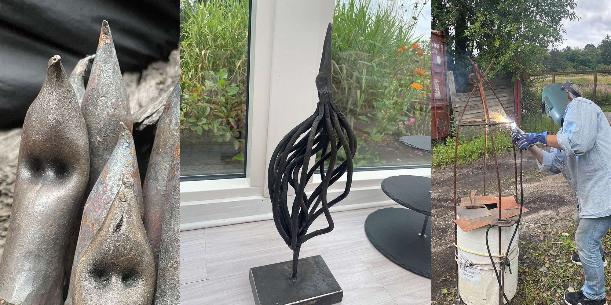 metal skulptur skrot 