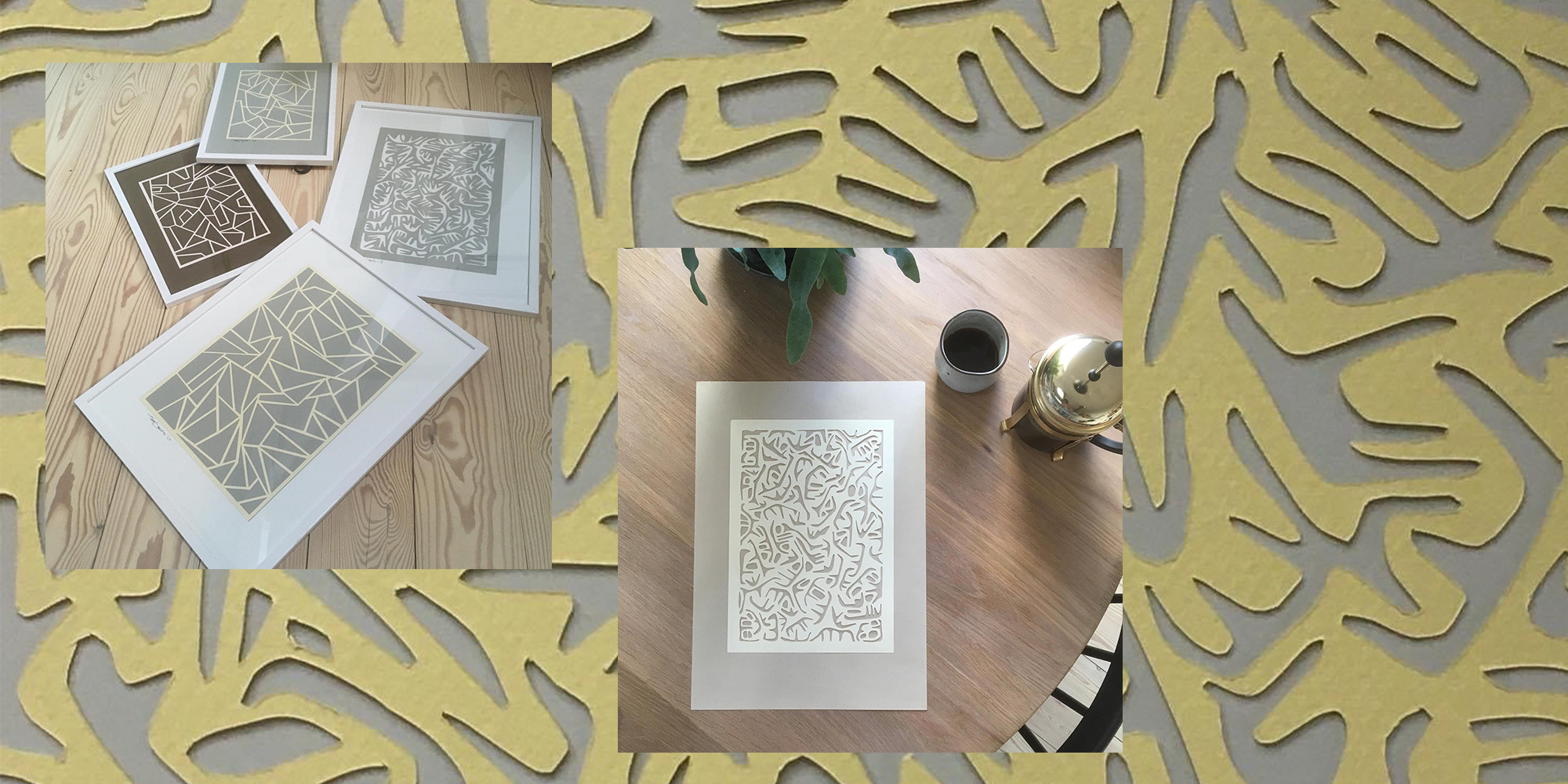 papirkunst workshop klip papir FOF Randers med Tina Gjeding