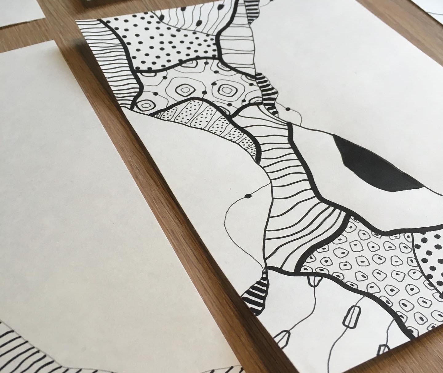 Doodle diary, mindfull tegning, FOF