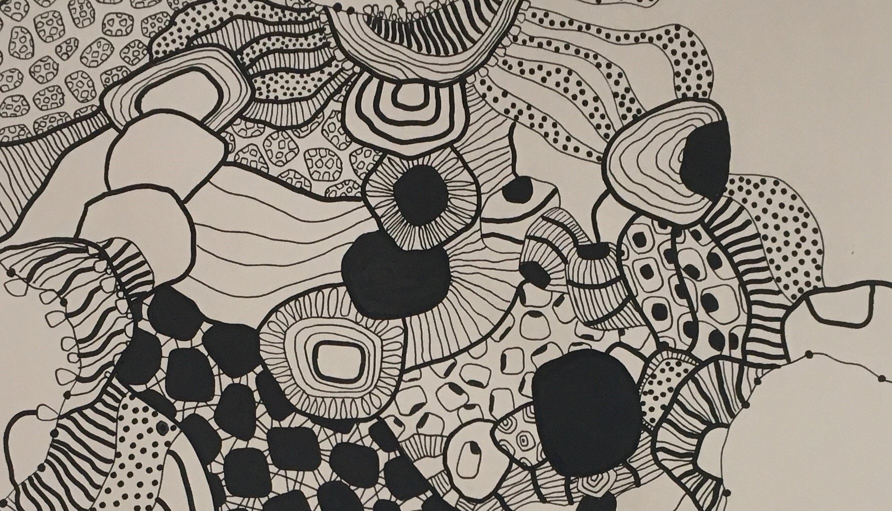 Mindful tegning, doodle art, FOF, Randers