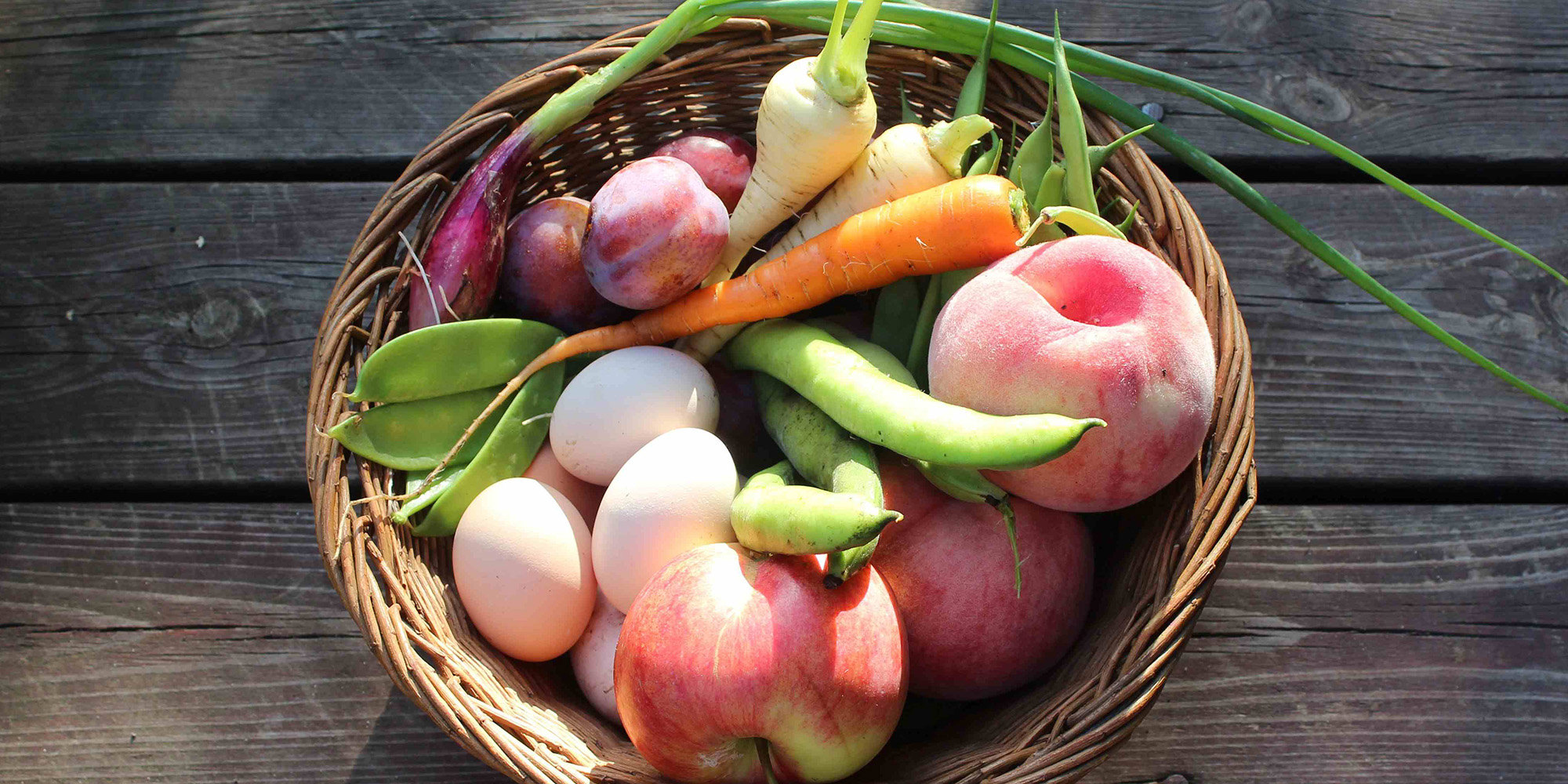 Dyrk dine egne grøntsager - frugt og grønt fra haven, fx æbler, ærter, blommer, pastinak - kursus hos FOF