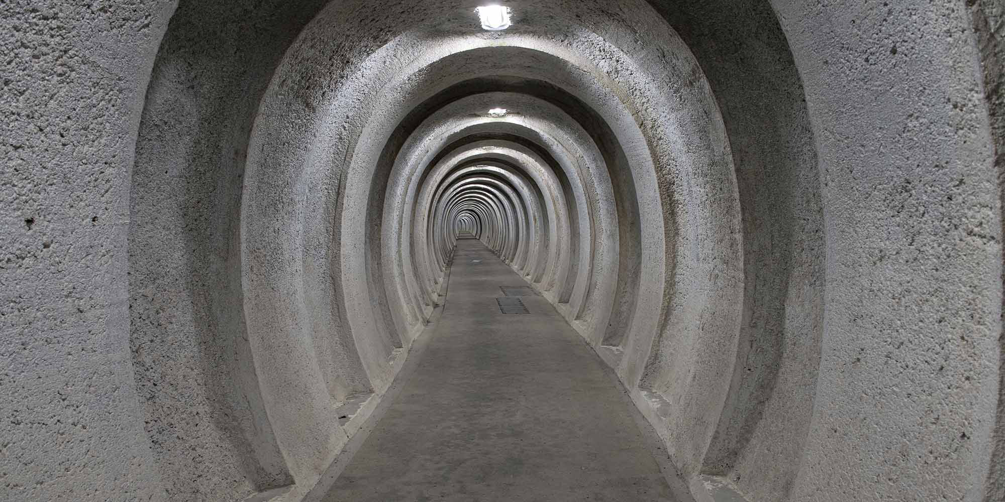 FOF Sønderjylland Regan Vest view af tunnelgang