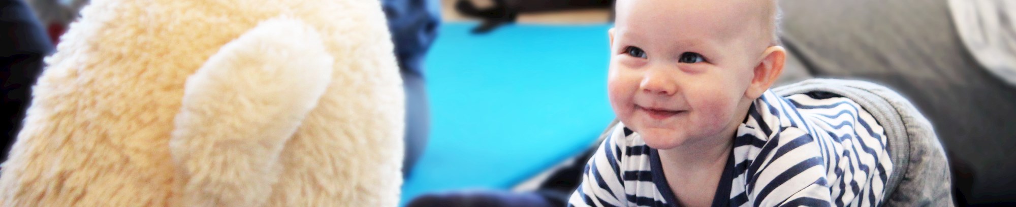 Babygymnastik og babymotorik 6-10 måneder i FOF