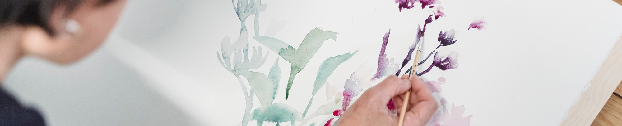 Lær at male med akvarel i FOF