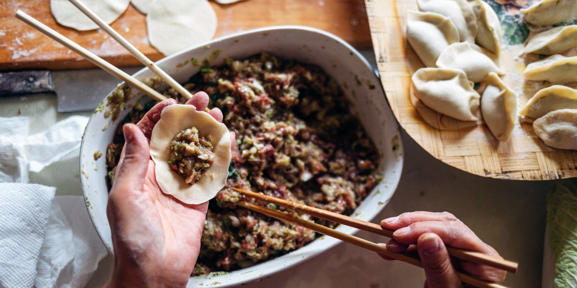 Lær at lave kinesiske dumplings på madkursus i FOF Syd- og Vestsjælland