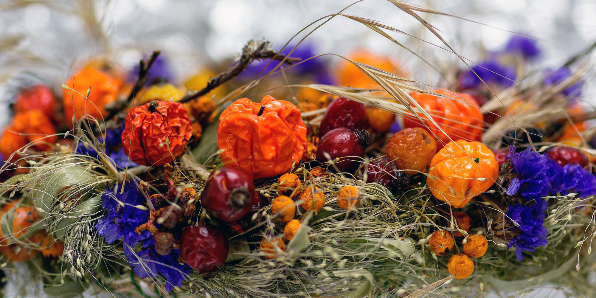 Gå til blomsterbinding i efteråret og lær at lave nogle flotte blomsterdekorationer hos FOF Sydjylland