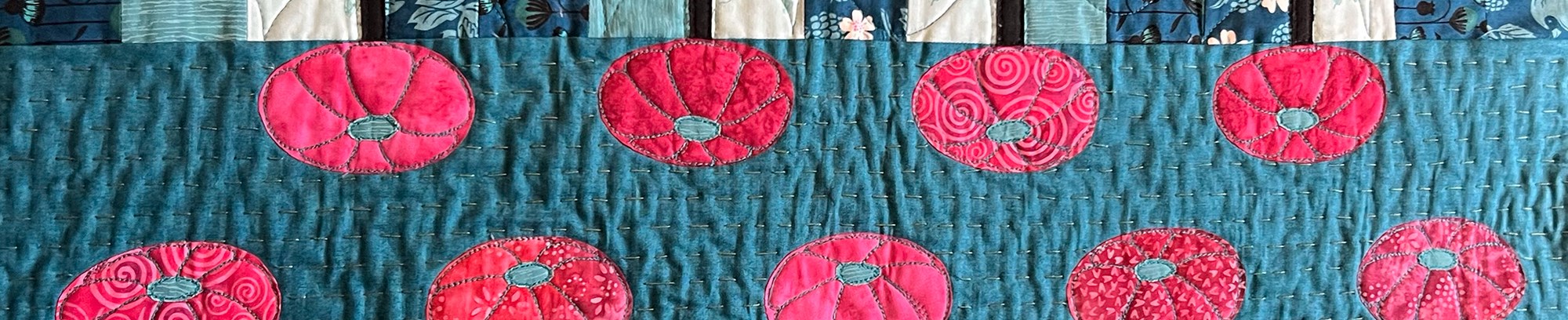 Eksempel på et patchwork mønster (lavet af Inge Ryborg Lund)