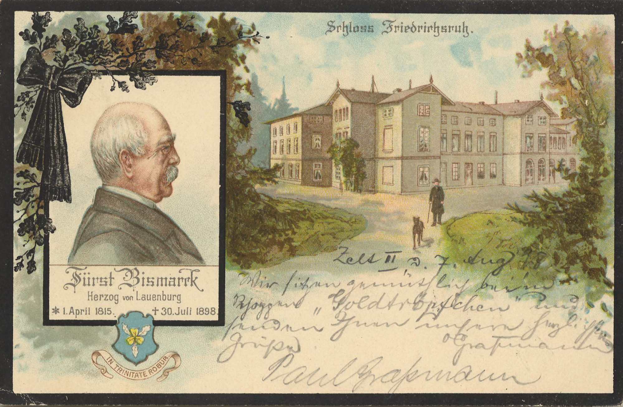 Schloss Friedrichsruh - Schleswig-Holstein 1898