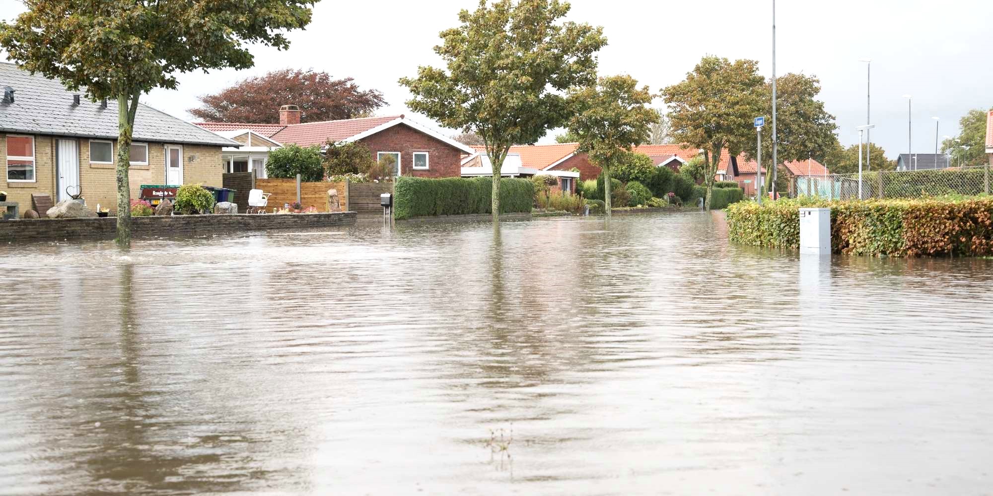 Oversvømmelse efter skybrud