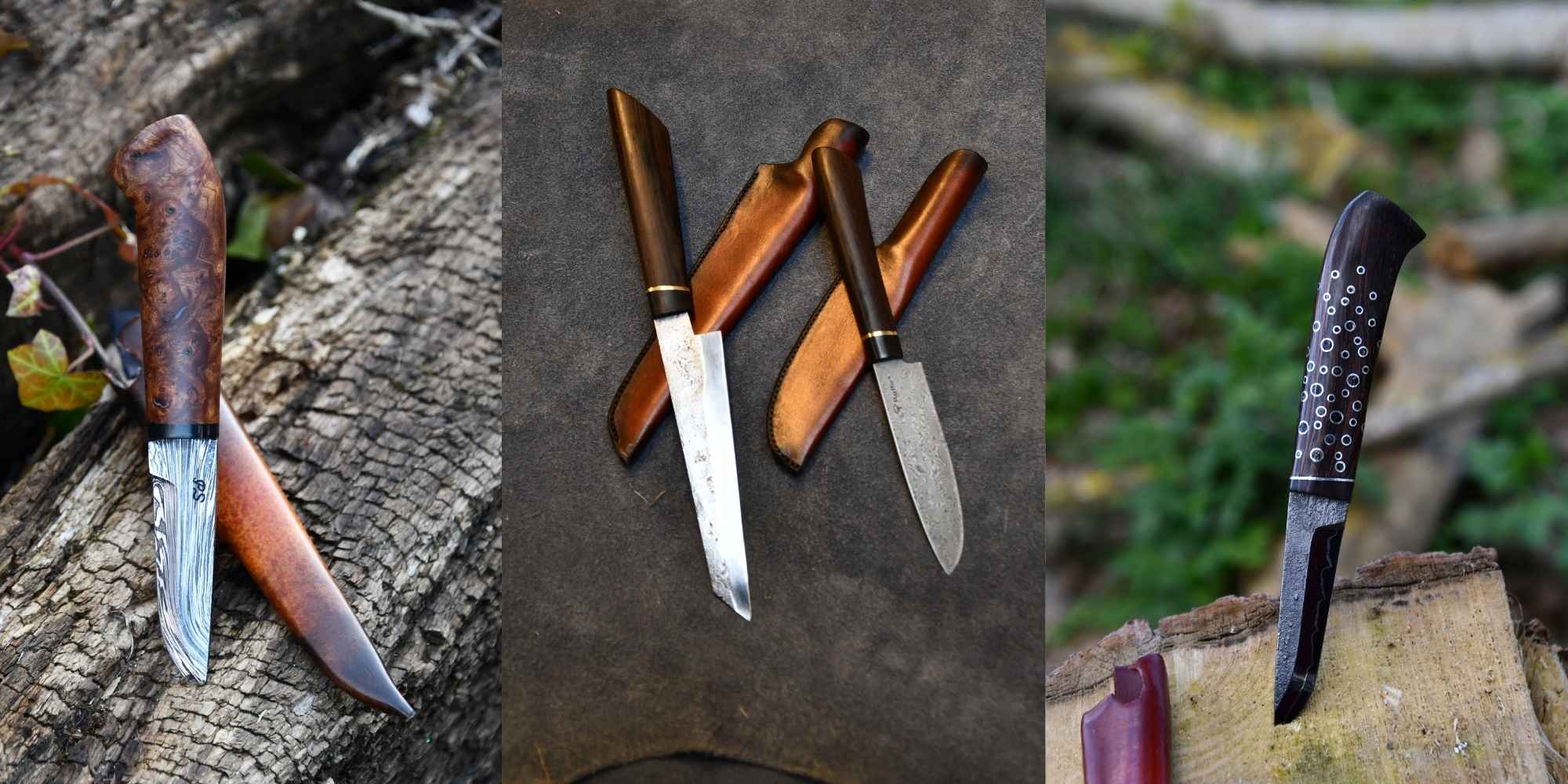 Knive lavet af Mikael Hansens kursister
