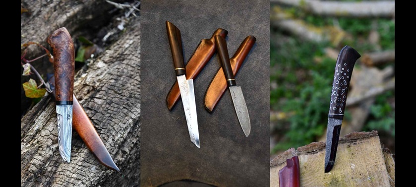 Knive lavet af Mikael Hansens kursister