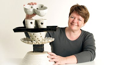 Gitte Wammen, underviser i keramik hos FOF-Vest
