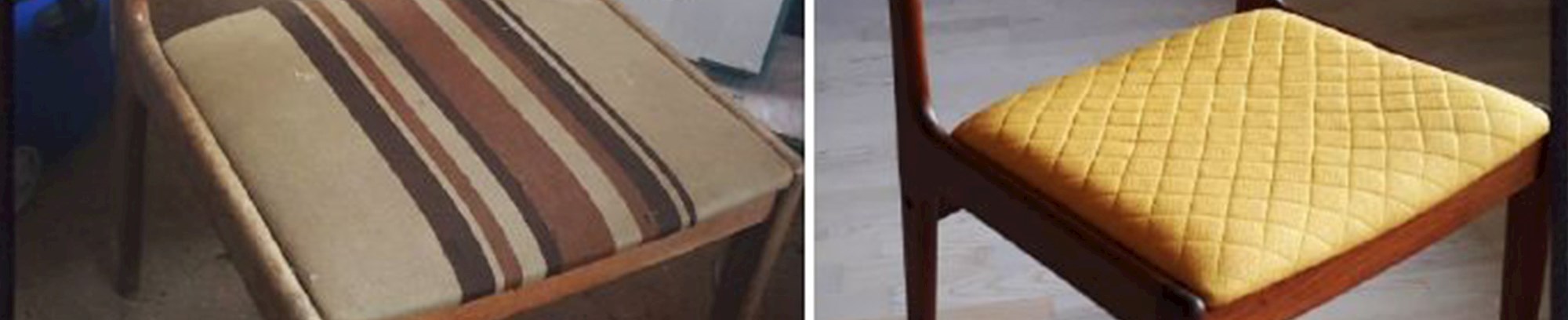 Møbelpolstring - Lær at ompolstre sæder til spisebordsstole.