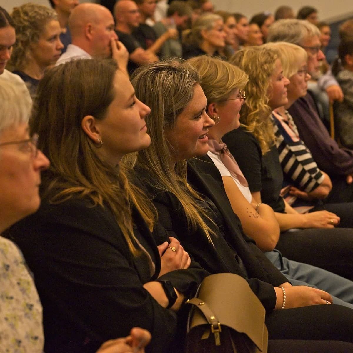 Publikum til foredrag på FOF Aftenskolen Aarhus