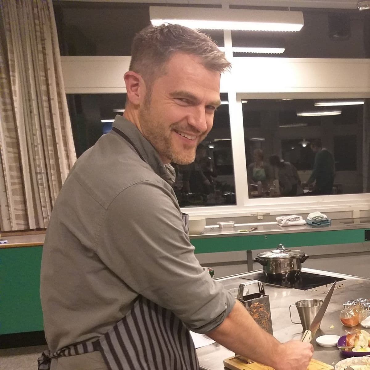 Jonas deltager ofte i madkurser hos FOF Sønderjylland