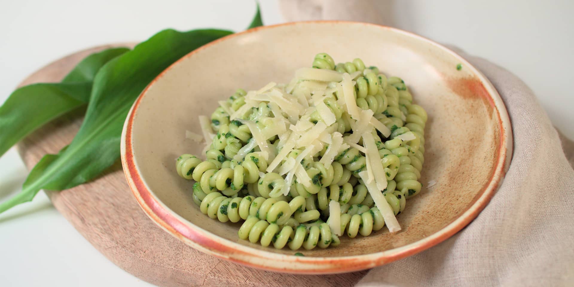 Pasta med ramsløgscreme, fof aftenskolen aarhus