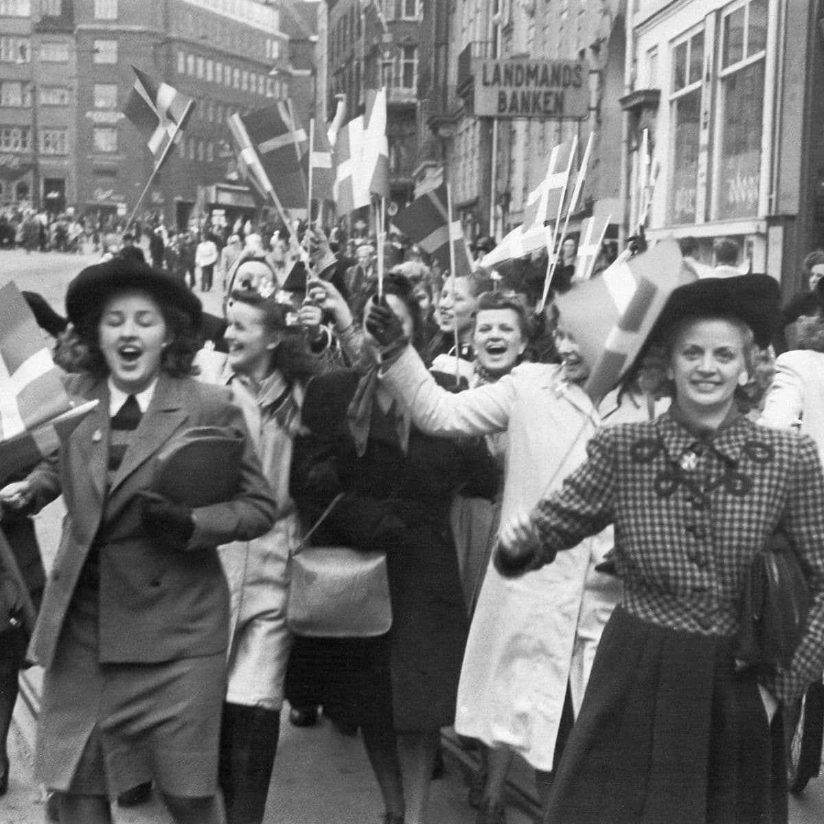 Kvinder fejrer Danmarks befrielse