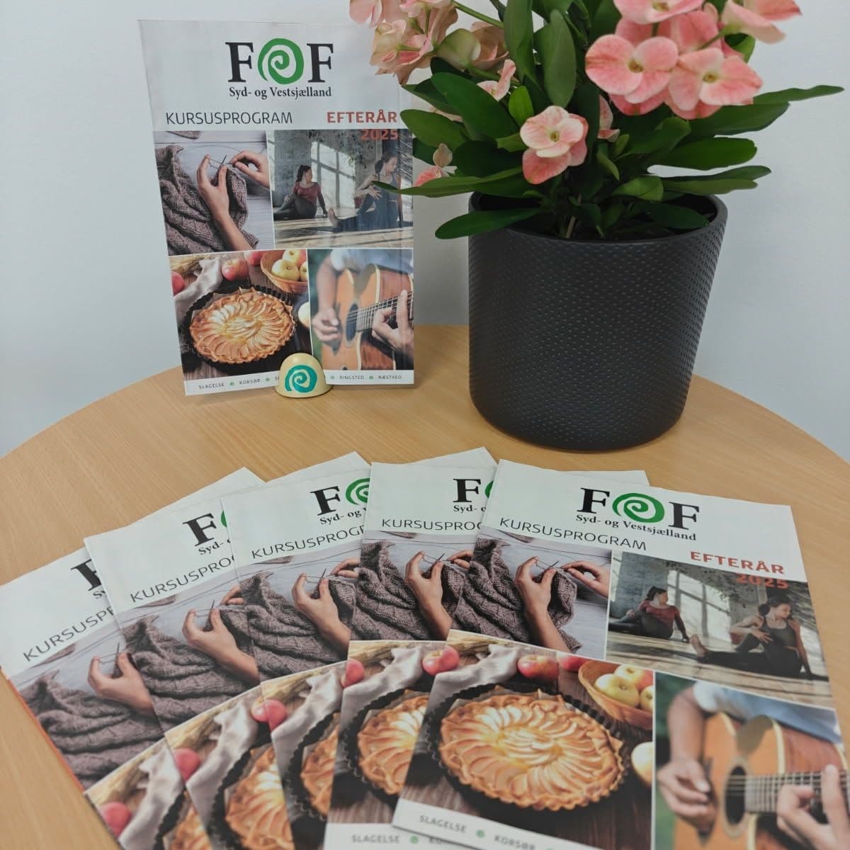 Kursuskataloger for efteråret 2025 for FOF Syd- og Vestsjælland.