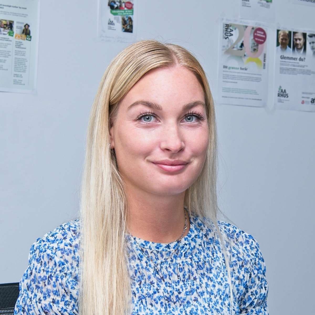 Malene Nees Damborg, kommunikationspraktikant i FOF Aarhus