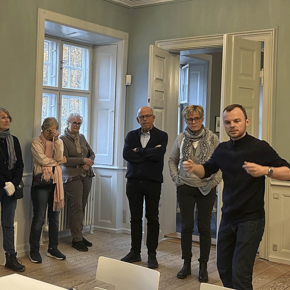 Rundvisning med Marianne Bentzen og Christian Claudio Apostoli