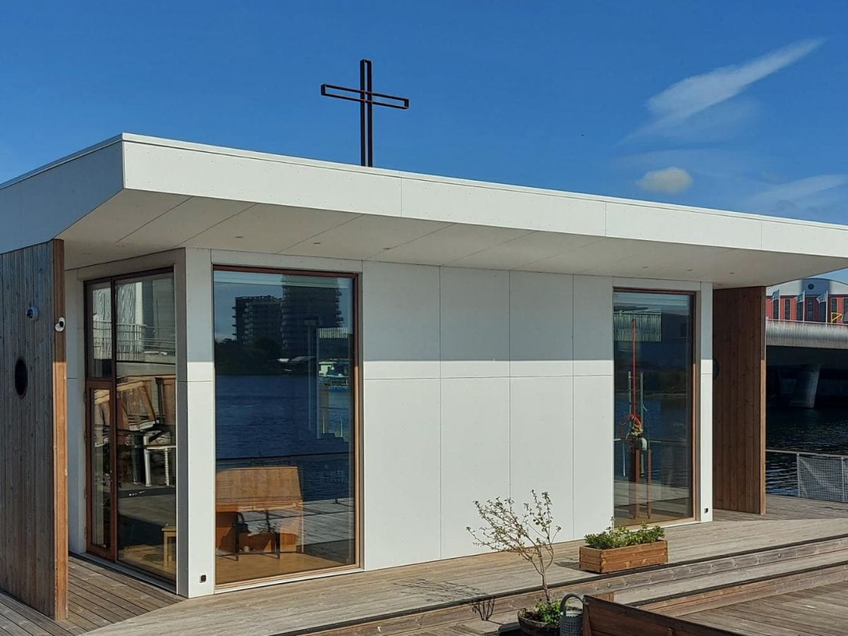 Kirkeskibet i Sydhavnen.