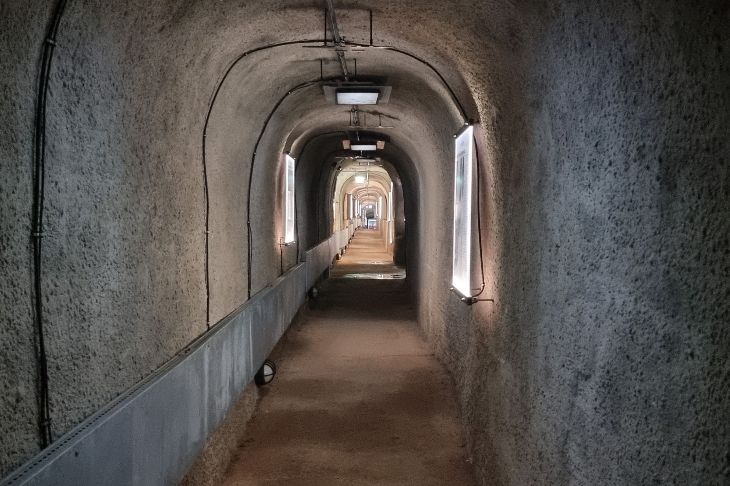 Bunker tunnel i Helgolands lavland