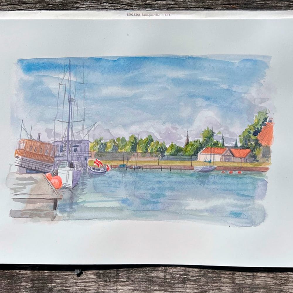 Watercolour class tailored for intermediate-level participants