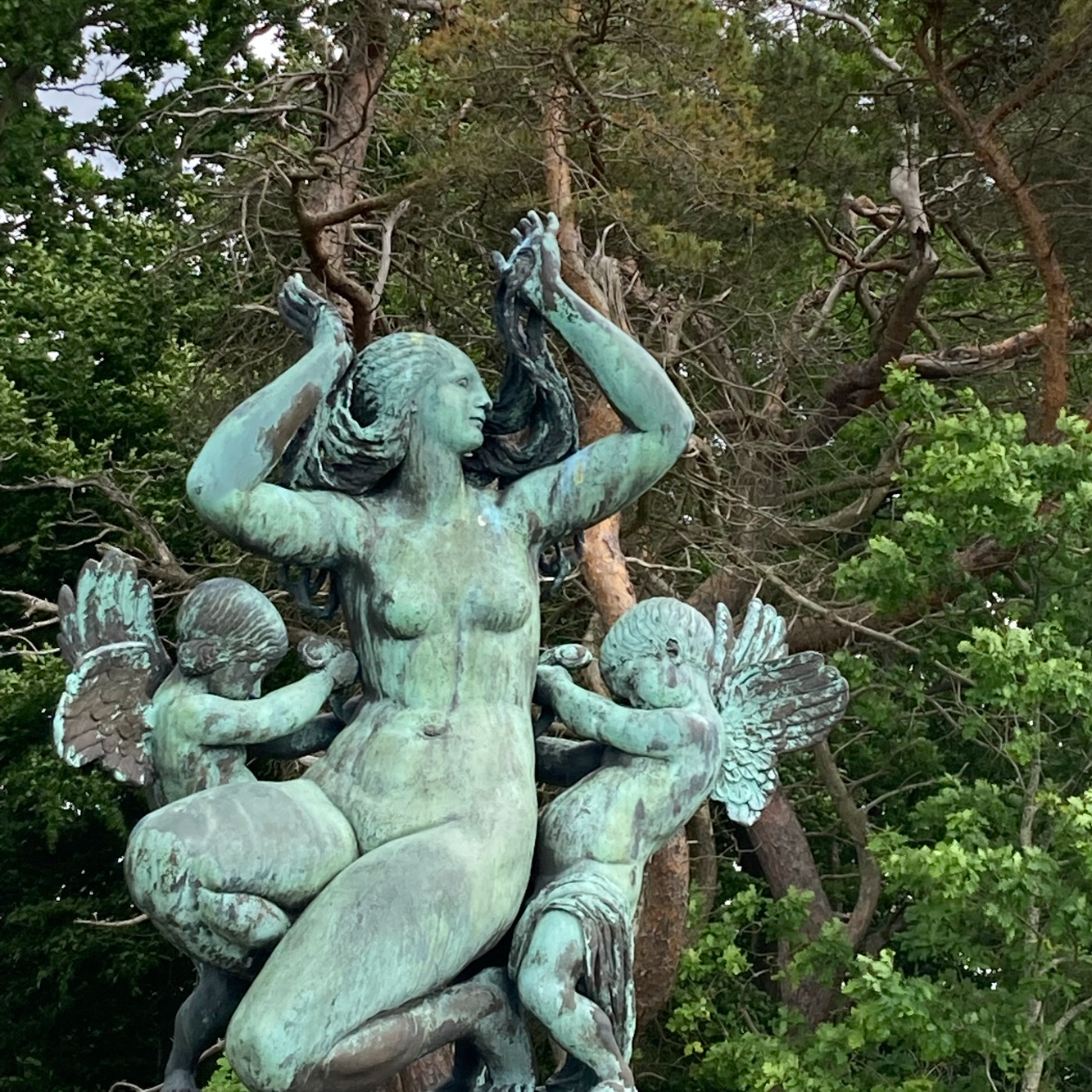 Udendørs statuer på sansesafari