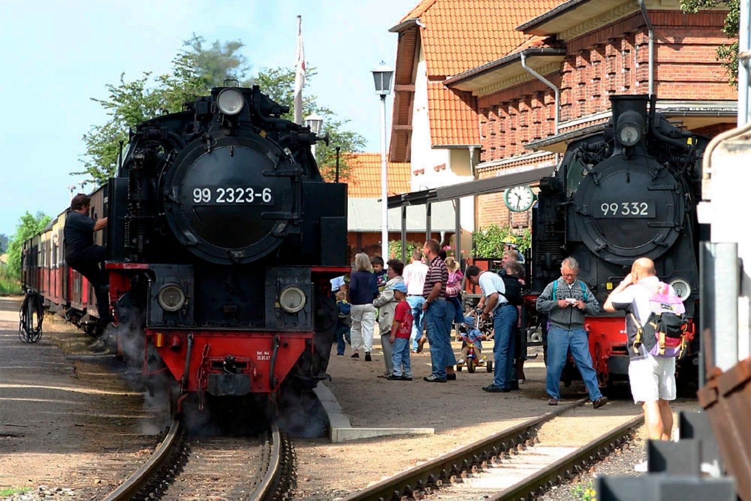 Damplokomotivet "Molli" ved Kühlungsborn Station