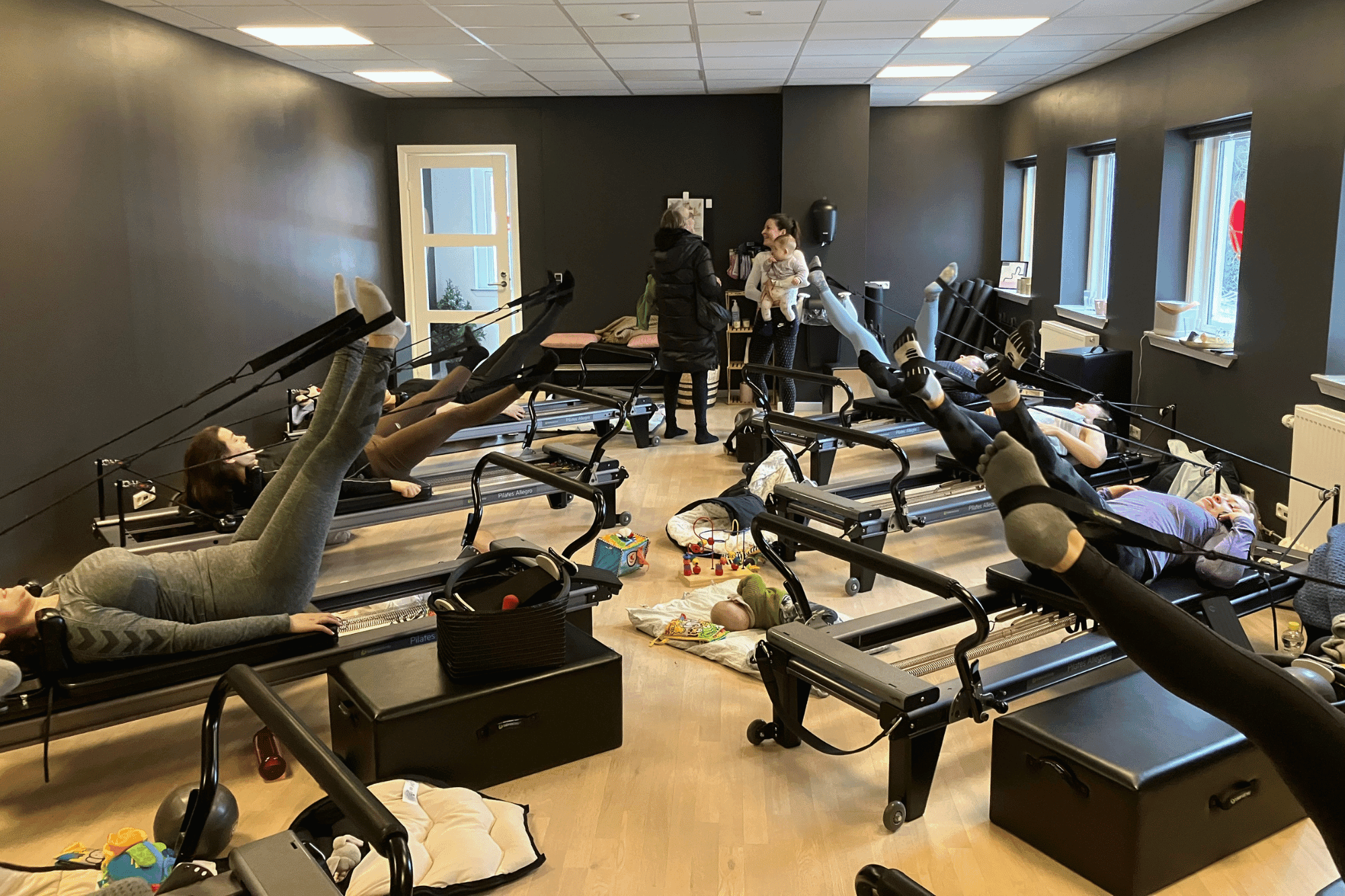 Efterfødselstræning på reformer med baby