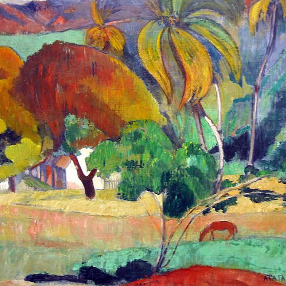 Paul Gauguins værk 'APATARAO' (1891-95) fra særudstillingen 'Gauguin & Kihara – Førstehåndsindtryk