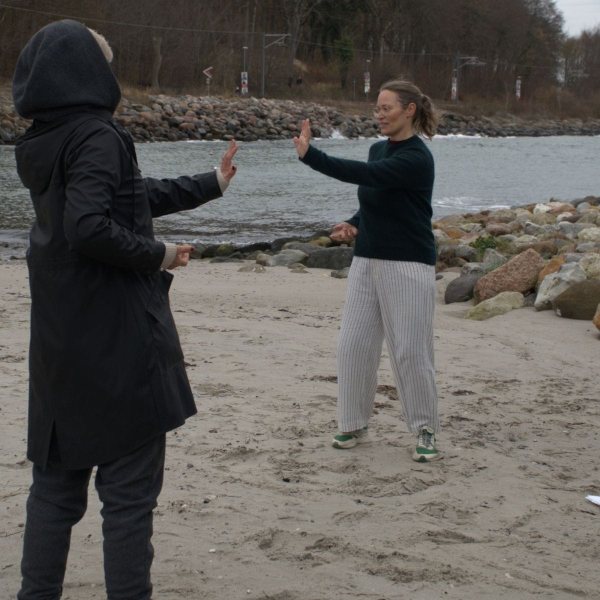 Gitte Grand Bang, der underviser i 'Qigong i naturen'