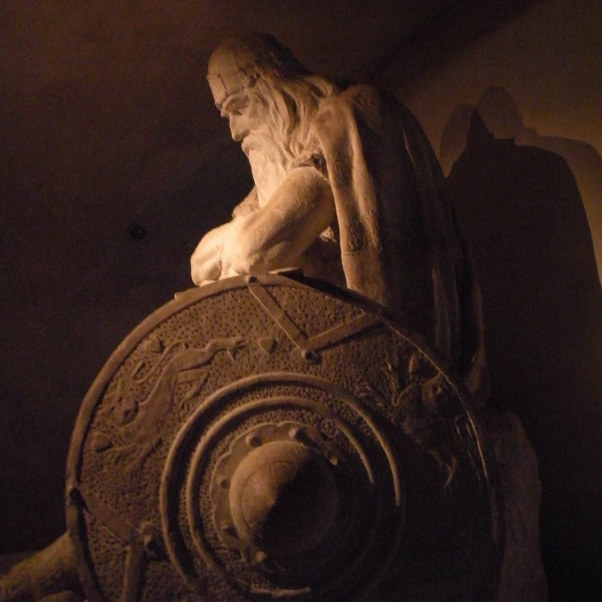 Holger Danske statuen under Kronborg
