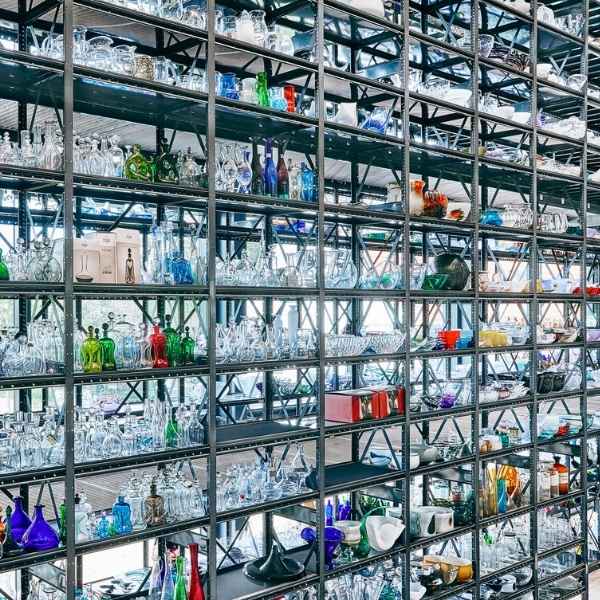 glasudstilling på holmegård værk