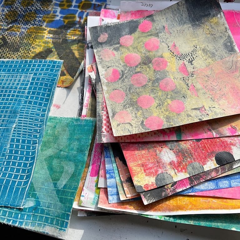 Gelliprinting hos FOF København og Nordsjælland