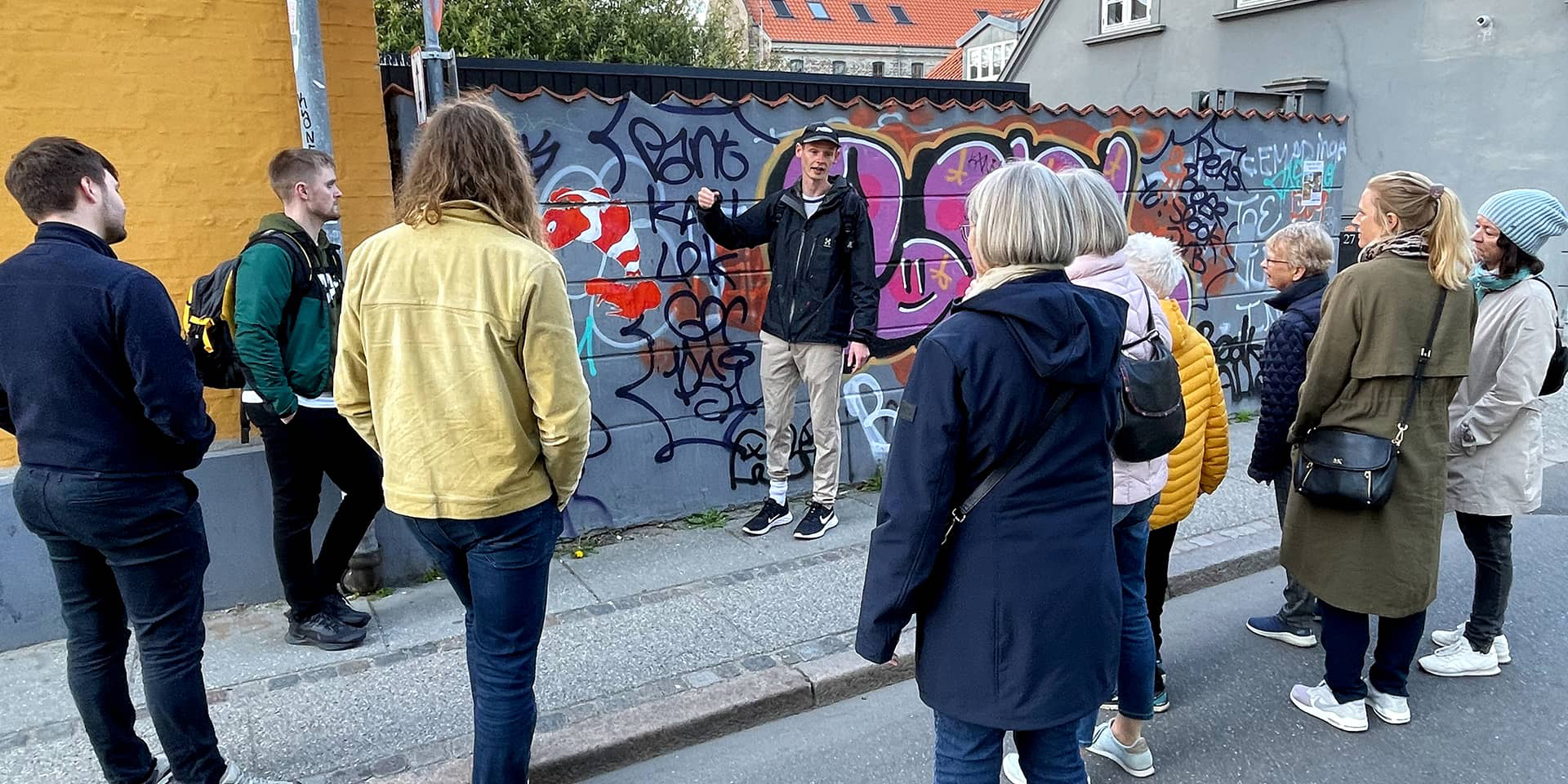 Street art tour med Mikkel T. Jessen i FOF Aarhus