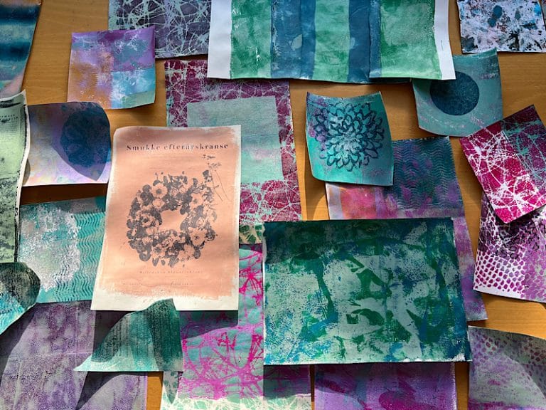 Gelliprinting hos FOF København og Nordsjælland