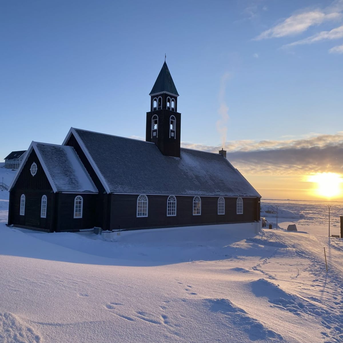 Zionkirken som vartegn i Ilulissat