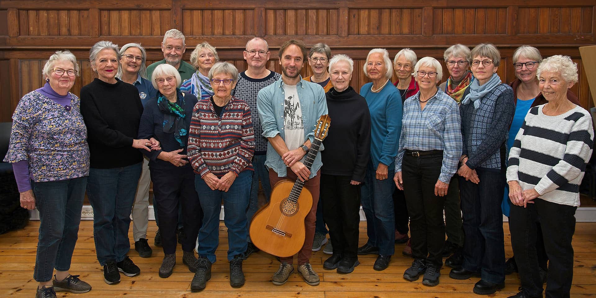 Deltagere på Kulturhøjskolens musikhold i FOF Aarhus