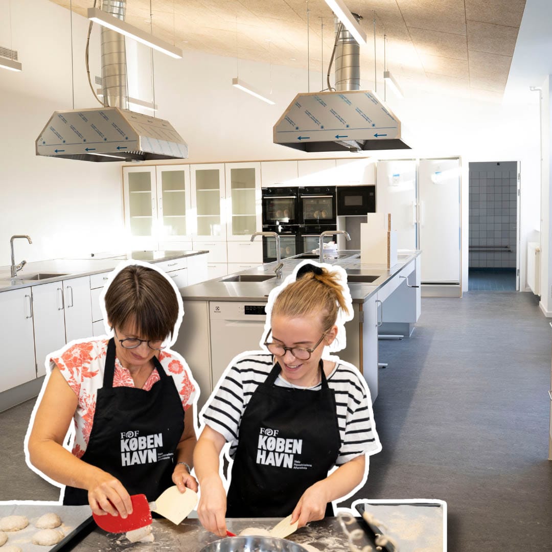 Madkurser for voksne og børn i Aftenskolernes Hus