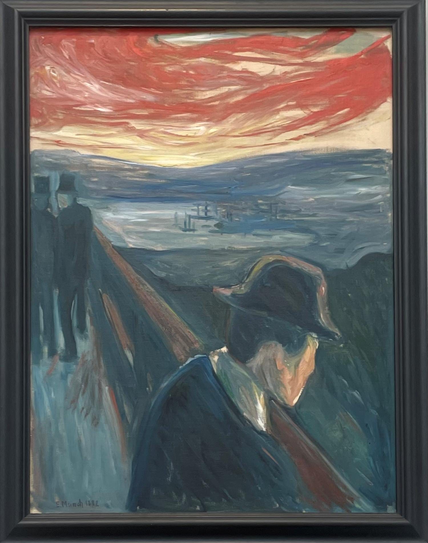 Edvard Munchs maleri Fortvivlelse