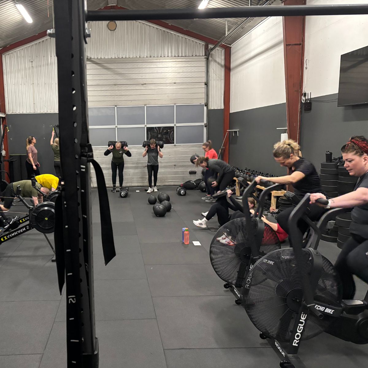 Daletagere træner på hold