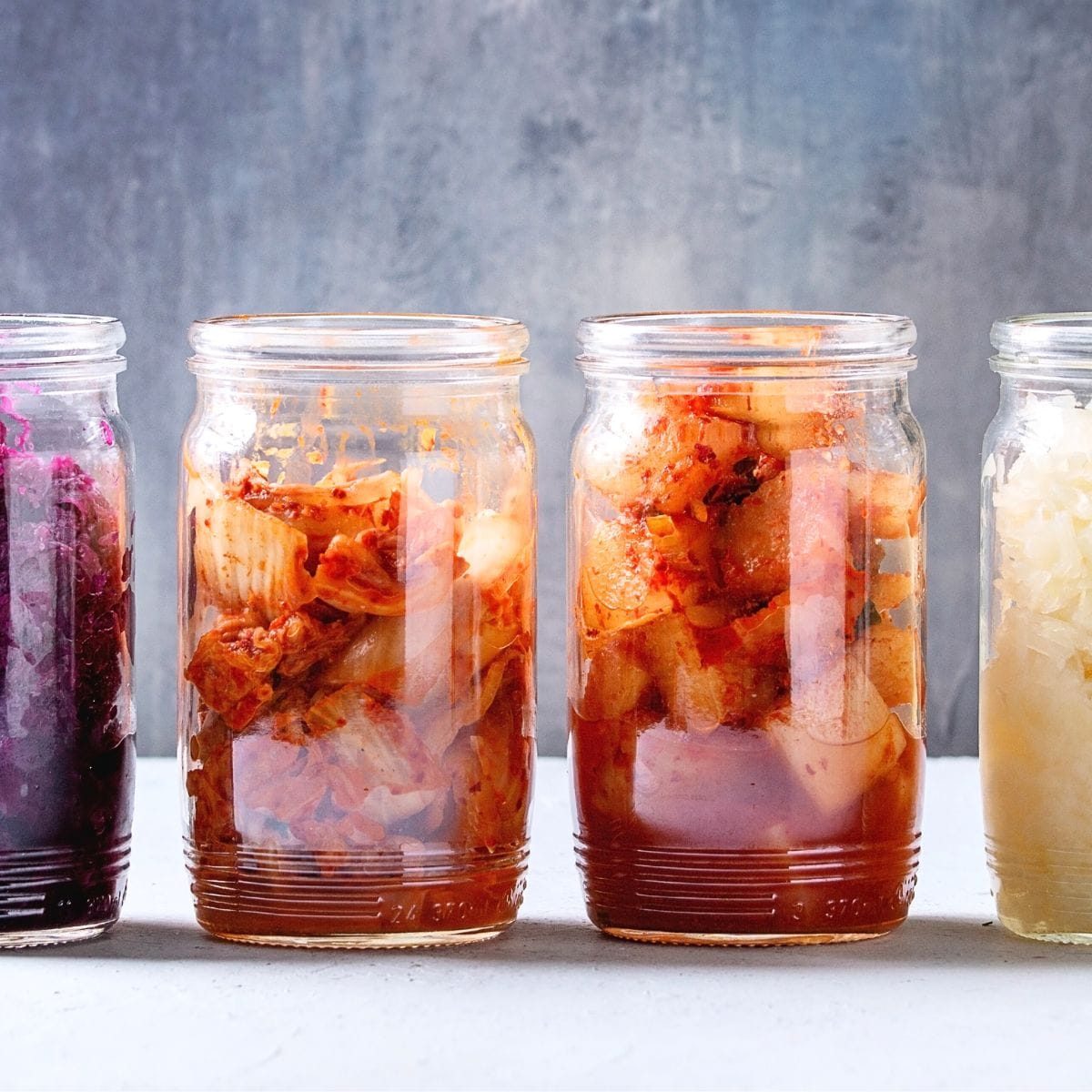 Glas med fermenterede varer