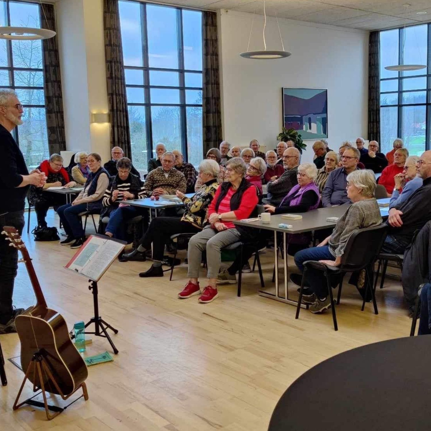 Historisk Højskoles deltagere til foredrag i Rødding Centret