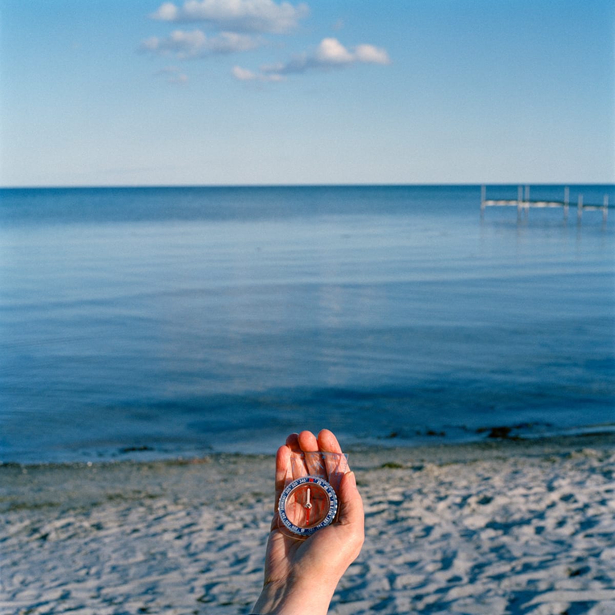 Udsigt over vandet på fotoskole for unge i vinterferien
