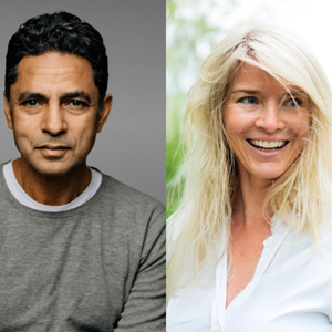 Manu Sareen og Laila Tórsheim i debat om mænd og kvinders overgangsalder hos FOF København og Nordsjælland