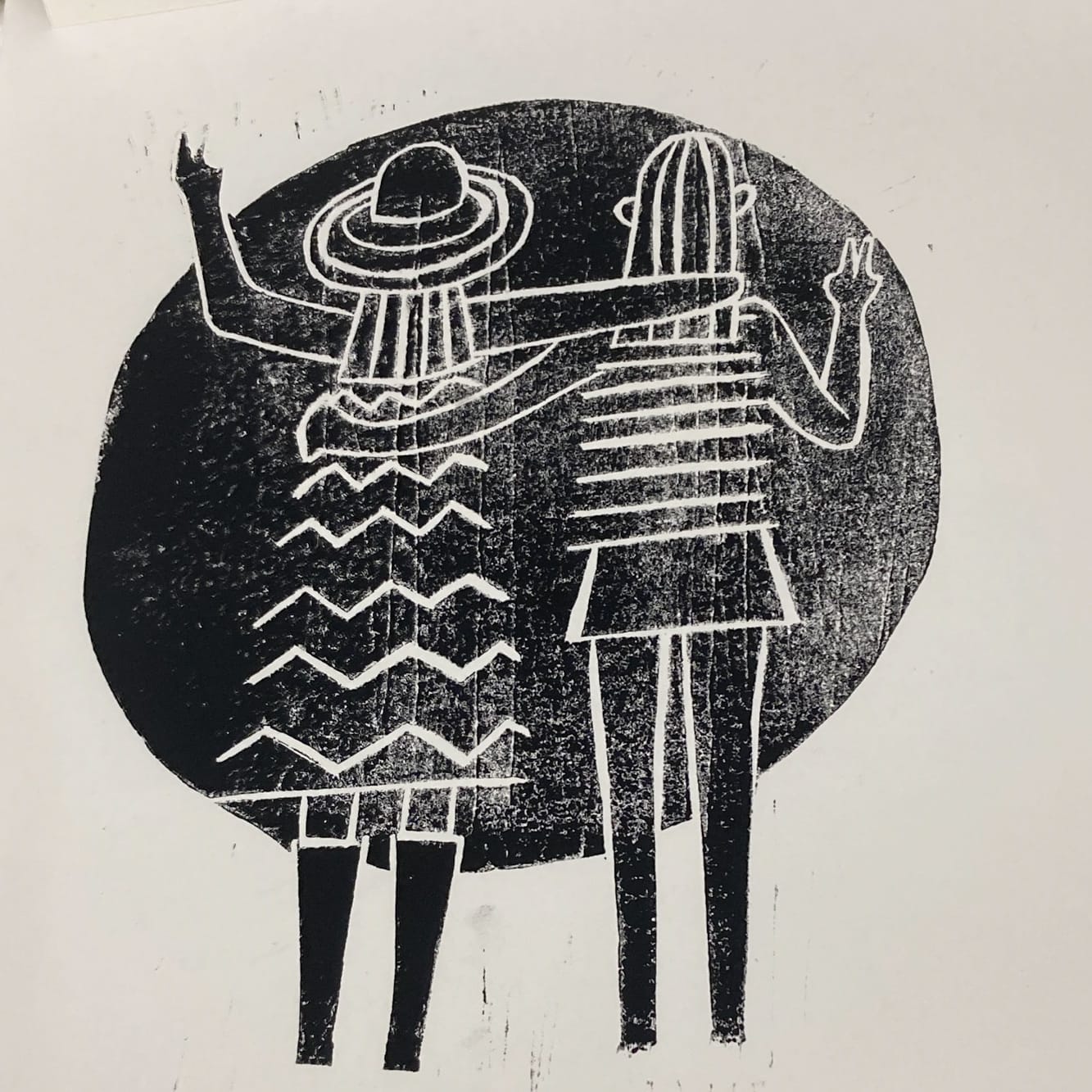 Linoleumstryk – lær at skære og trykke egne motiver