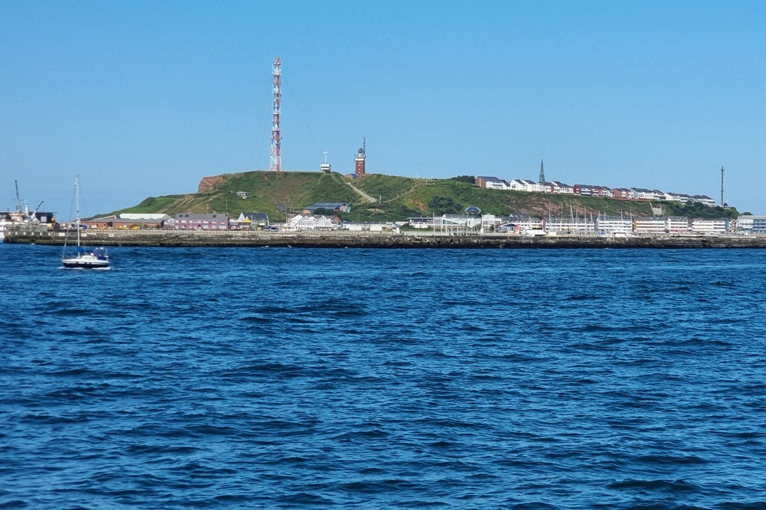 Helgoland set fra vandet