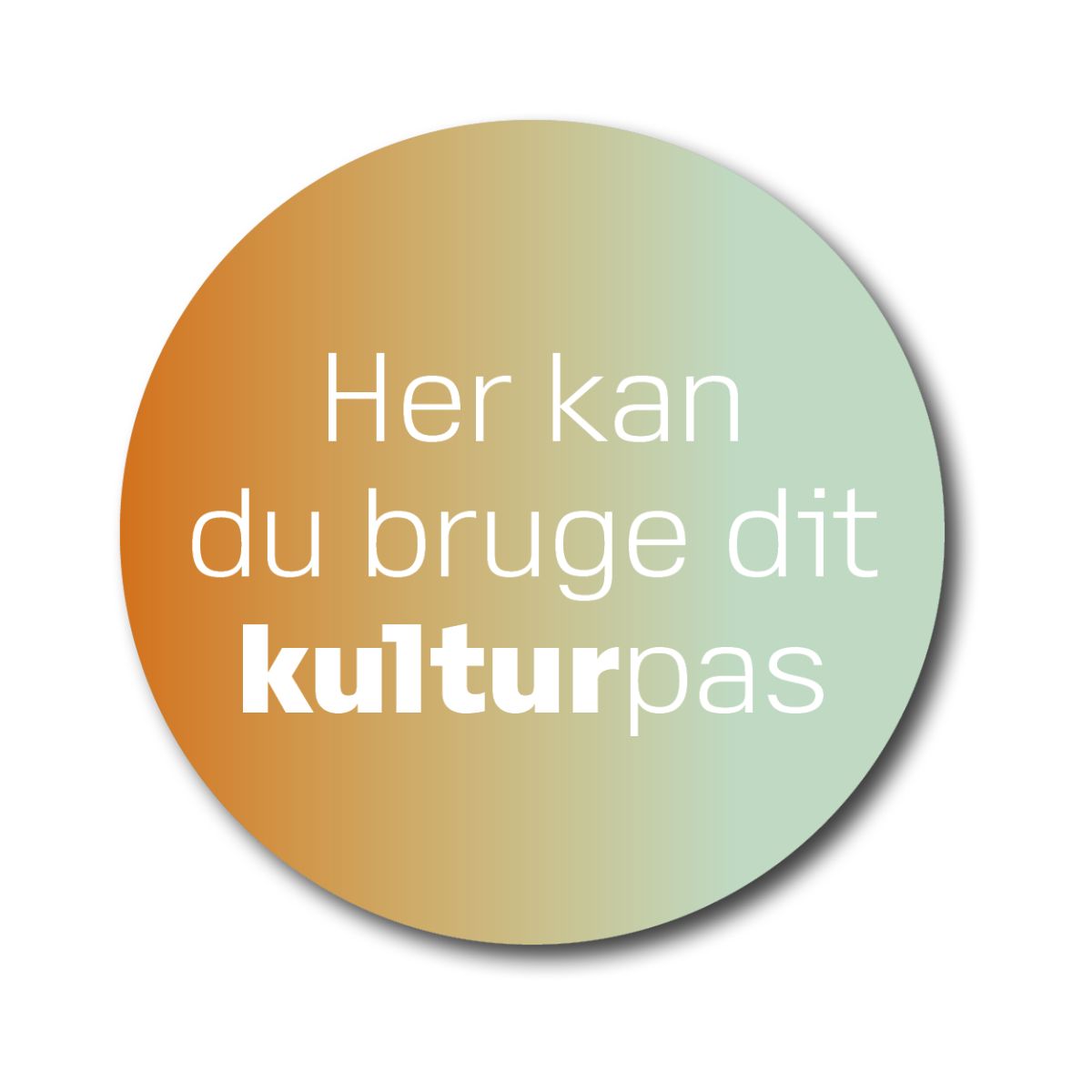 Kulturpas klistermærke